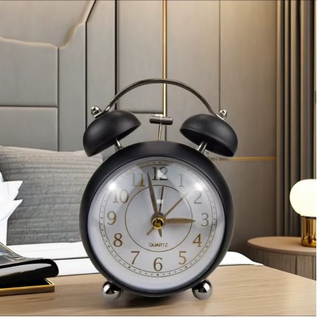 Reloj Despertador Analogico Doble campana 8851-1