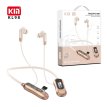 Auriculares Bluetooth Banda Para Cuello Con Pantalla Led ranura MicroSD