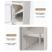 Estante armario plegable con ruedas 5 niveles