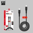 Cable Reforzado USB-C a USB-C 1m | Carga Rápida + Transmisión De Datos